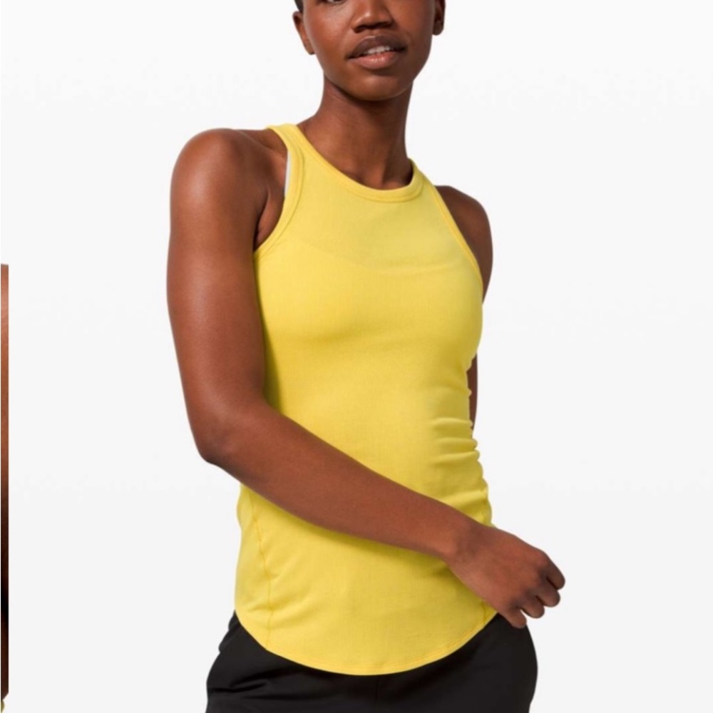 Lululemon Full Day Ahead Tank. Color: Soleil. Size 6